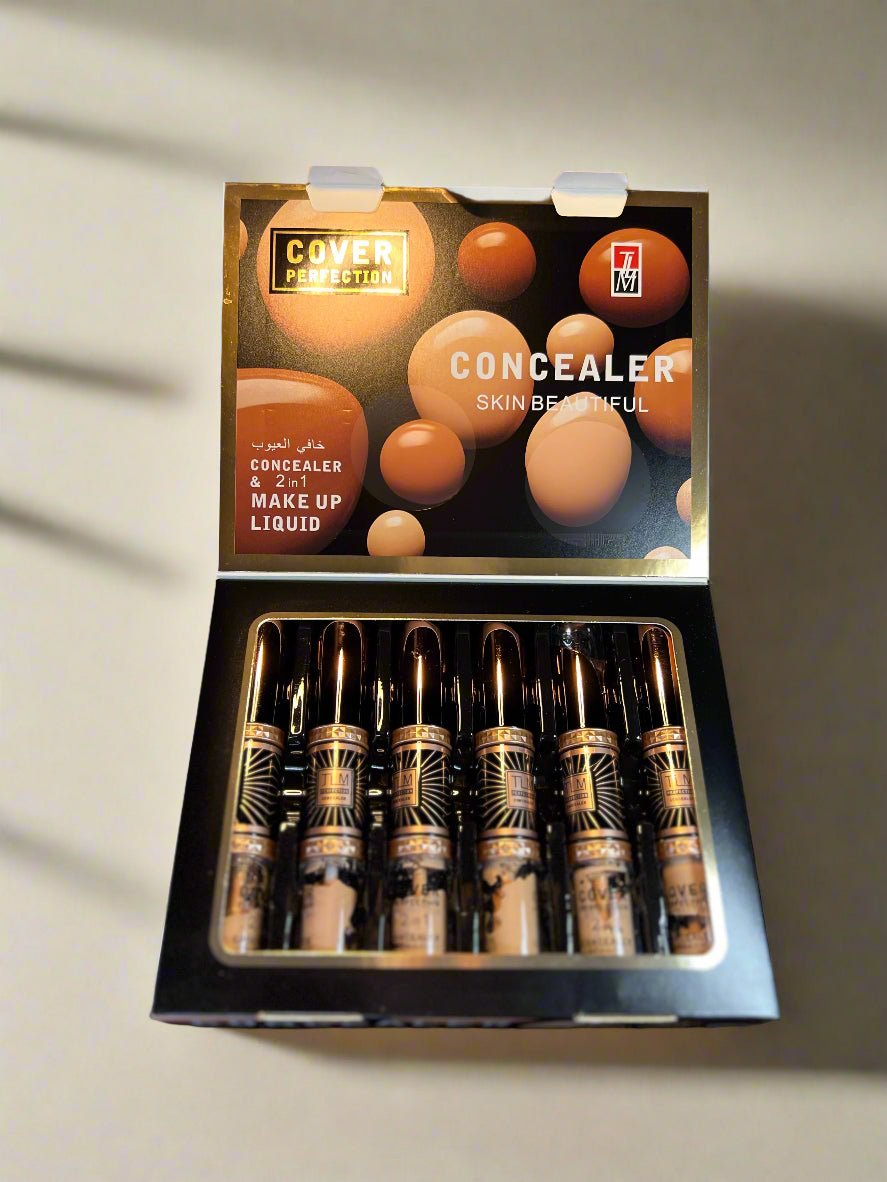 TLM 2‑in‑1 Dual‑Formula Concealer - 6 Pcs - ROSEVEIL