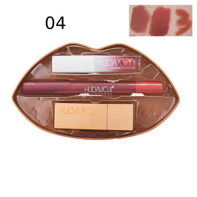 HUDAMOJI Lip Kit – Matte & Moisture Combo 💄✨