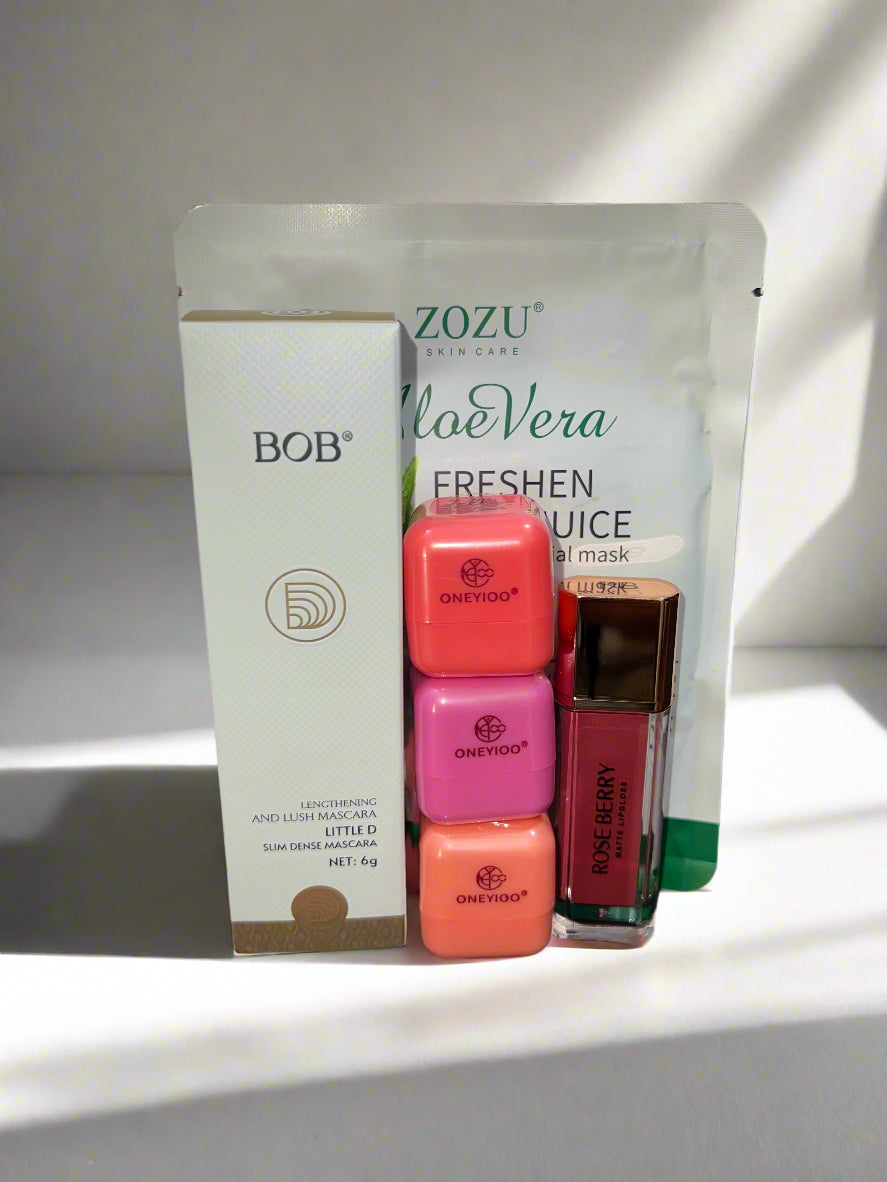 Roseveil Glow Bundle – Complete 8-in-1 Makeup & Skincare Set