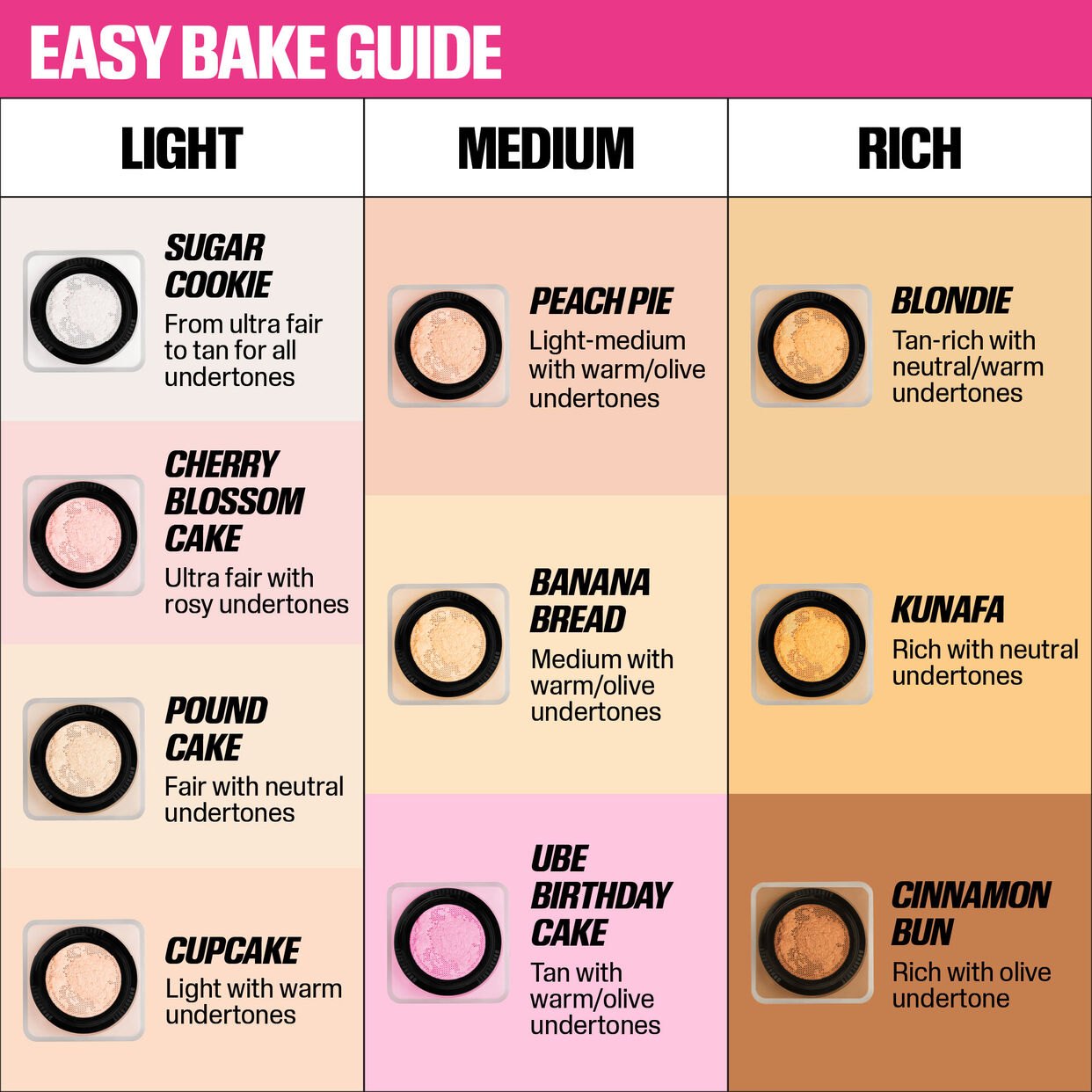 HudaBeauty Easy Bake Loose Baking & Setting Powder Ube Birthday Cake