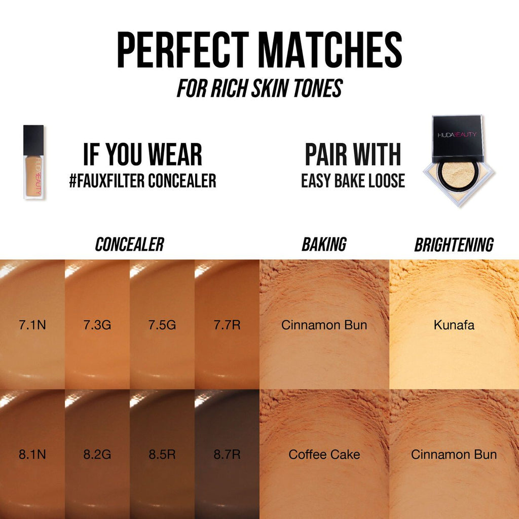 HudaBeauty Easy Bake Loose Baking & Setting Powder (Fragrance-Free)