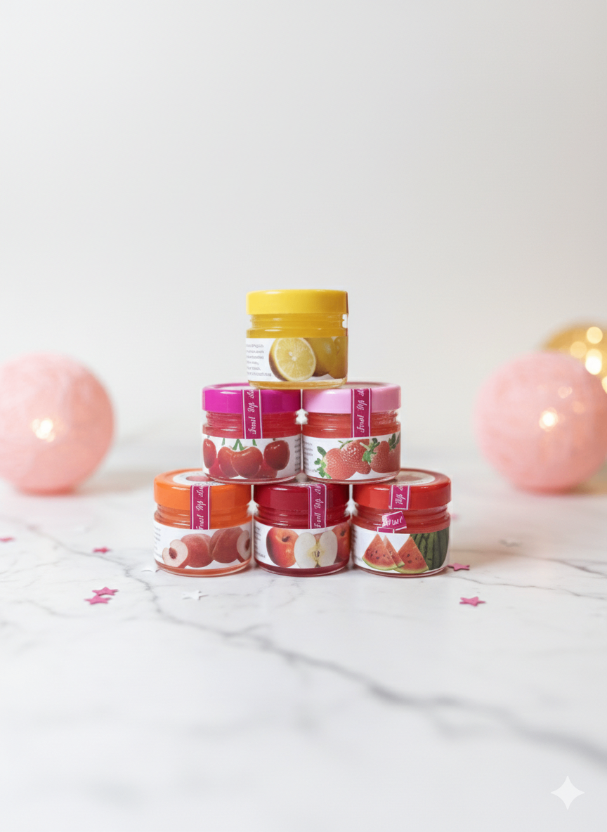 Fruit Lip Balm Pack of 6