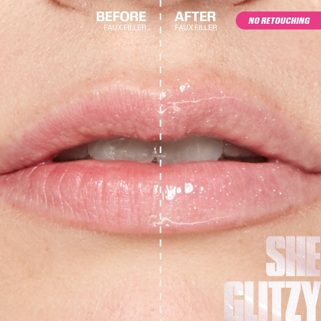 Huda Beauty - Icy Nude FAUX FILLER Lip Gloss