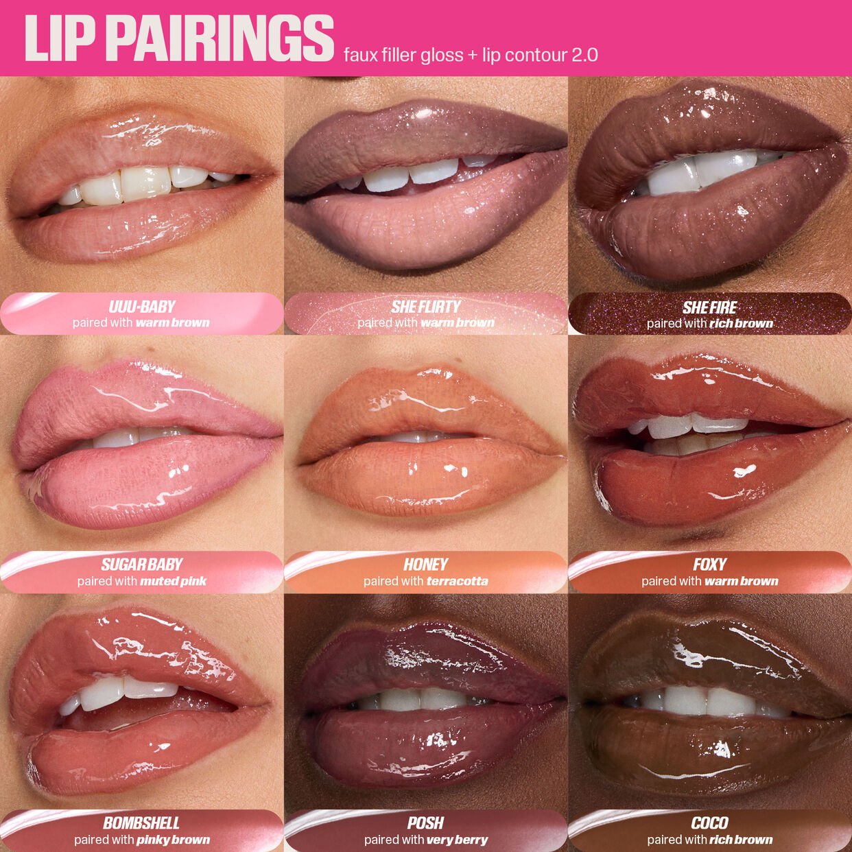 Huda Beauty - FAUX FILLER Gloss (UUU-Baby)
