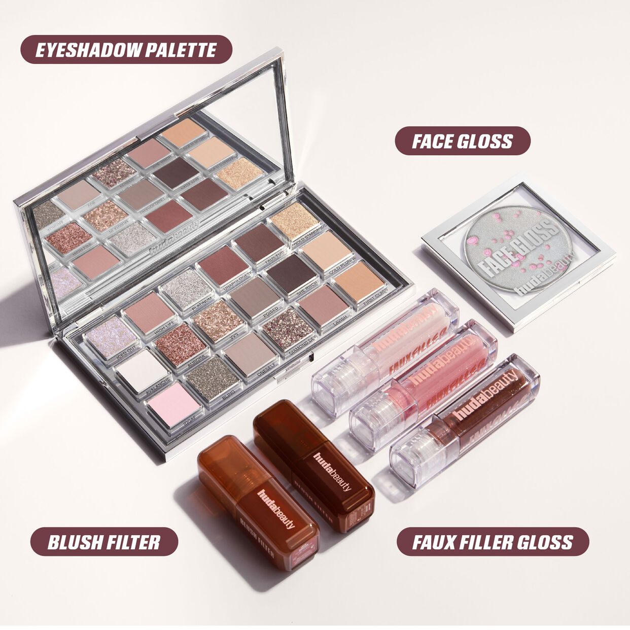 Huda Beauty - Icy Nude FAUX FILLER Lip Gloss