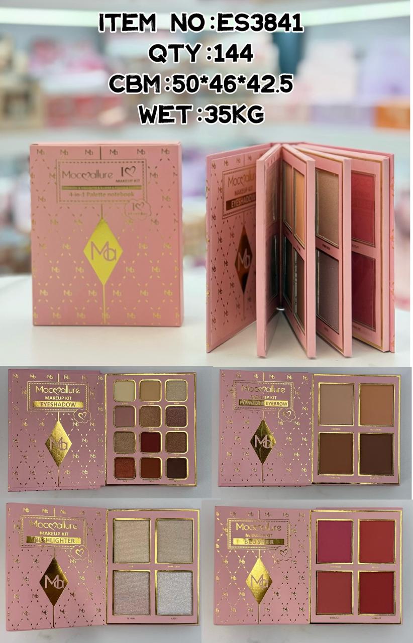 Mocallure 4 in 1 Mini Palette Notebook