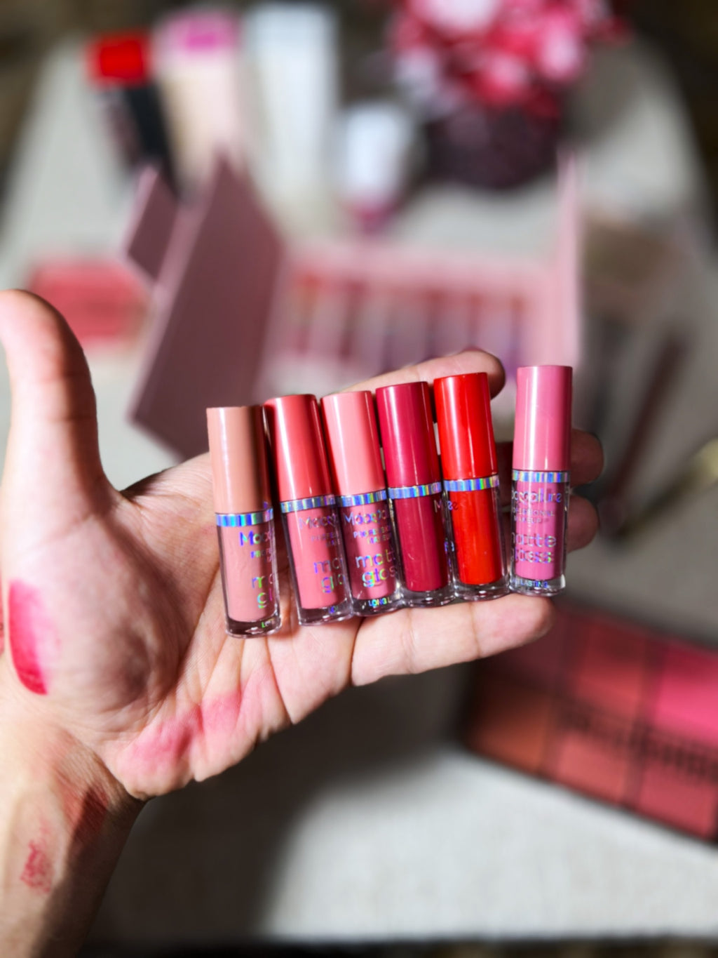 Mocallure High Pigment Lip Gloss Set | Long-Lasting & Moisturizing