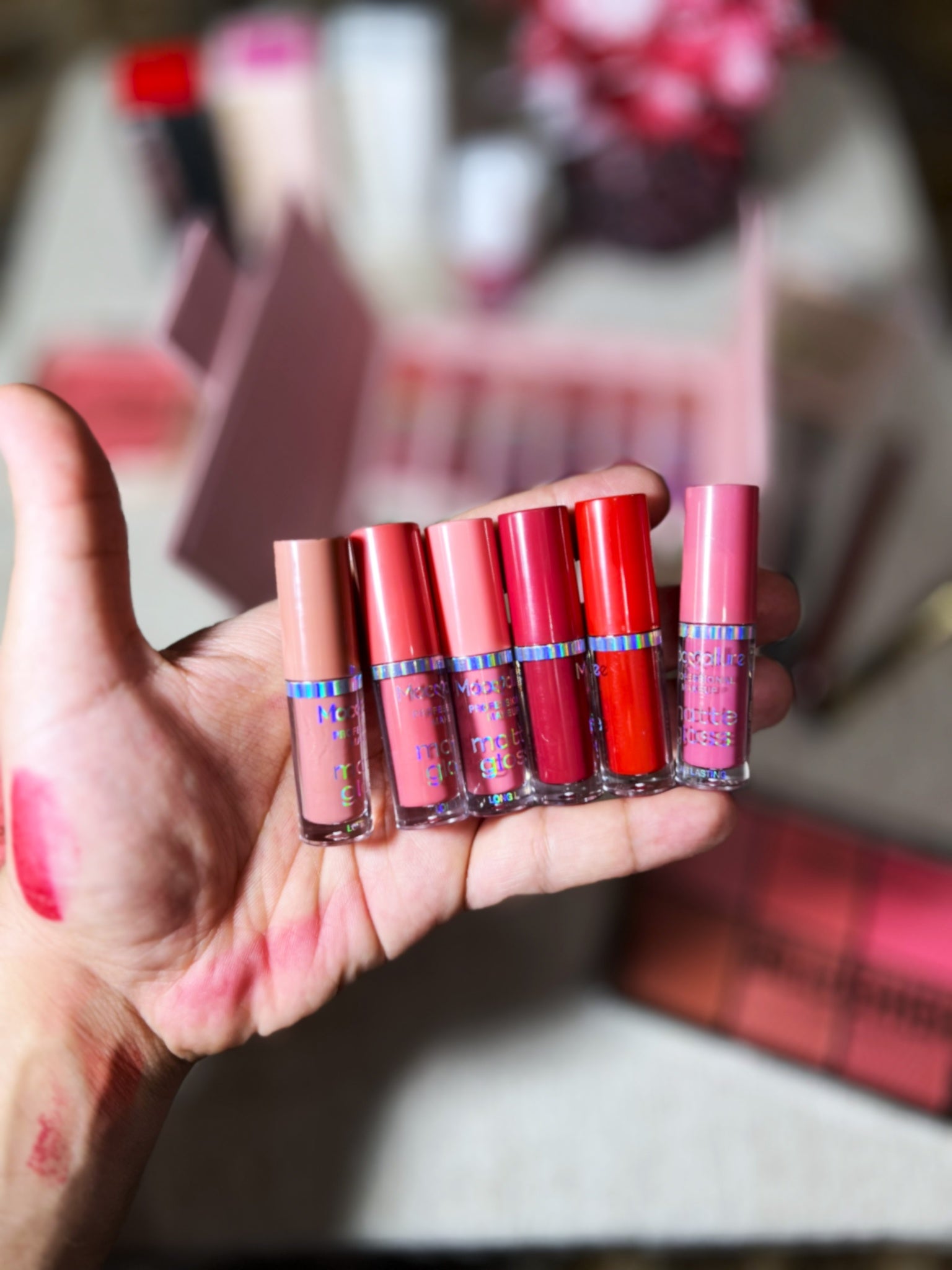 Mocallure High Pigment Lip Gloss Set | Long-Lasting & Moisturizing