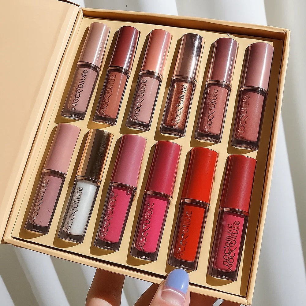 Mocallure High Pigment Lip Gloss Set | Long-Lasting & Moisturizing