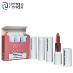 HengFang 4 Pcs Hey Girl Wonder Tube Matte Lipstick Set – Long Lasting & Lightweight
