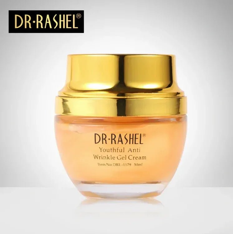 Dr Rashel 24K Gold Collagen Youthful Anti Wrinkle Whitening Gel Cream, 50ml - ROSEVEIL