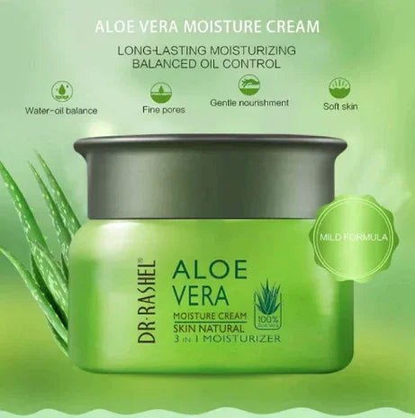 Dr Rashel Aloe Vera Moisture Cream 3 in 1, 50g - ROSEVEIL