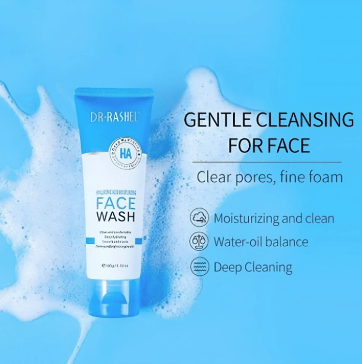 Dr Rashel Hyaluronic Acid Hydrating Face Wash (100g) - ROSEVEIL