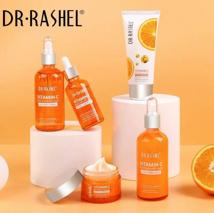 Dr Rashel Vitamin C Brightening & Anti‑Aging 5‑Piece Skincare Kit - ROSEVEIL