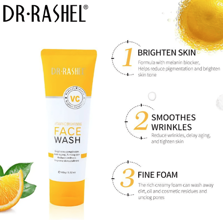 Dr Rashel Vitamin C Face Wash (100g) - ROSEVEIL