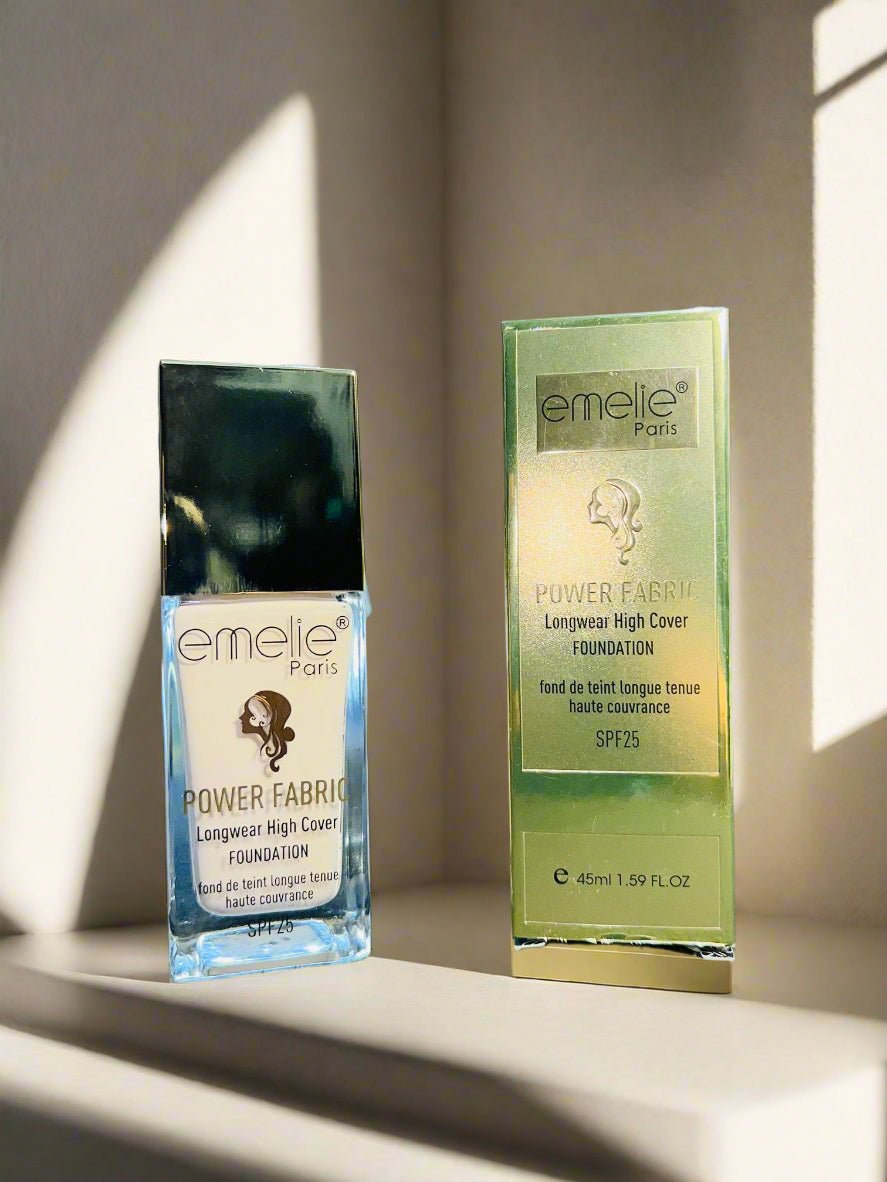 Emelie Double Wear Maximum Cover Foundation + Puff set - ROSEVEIL