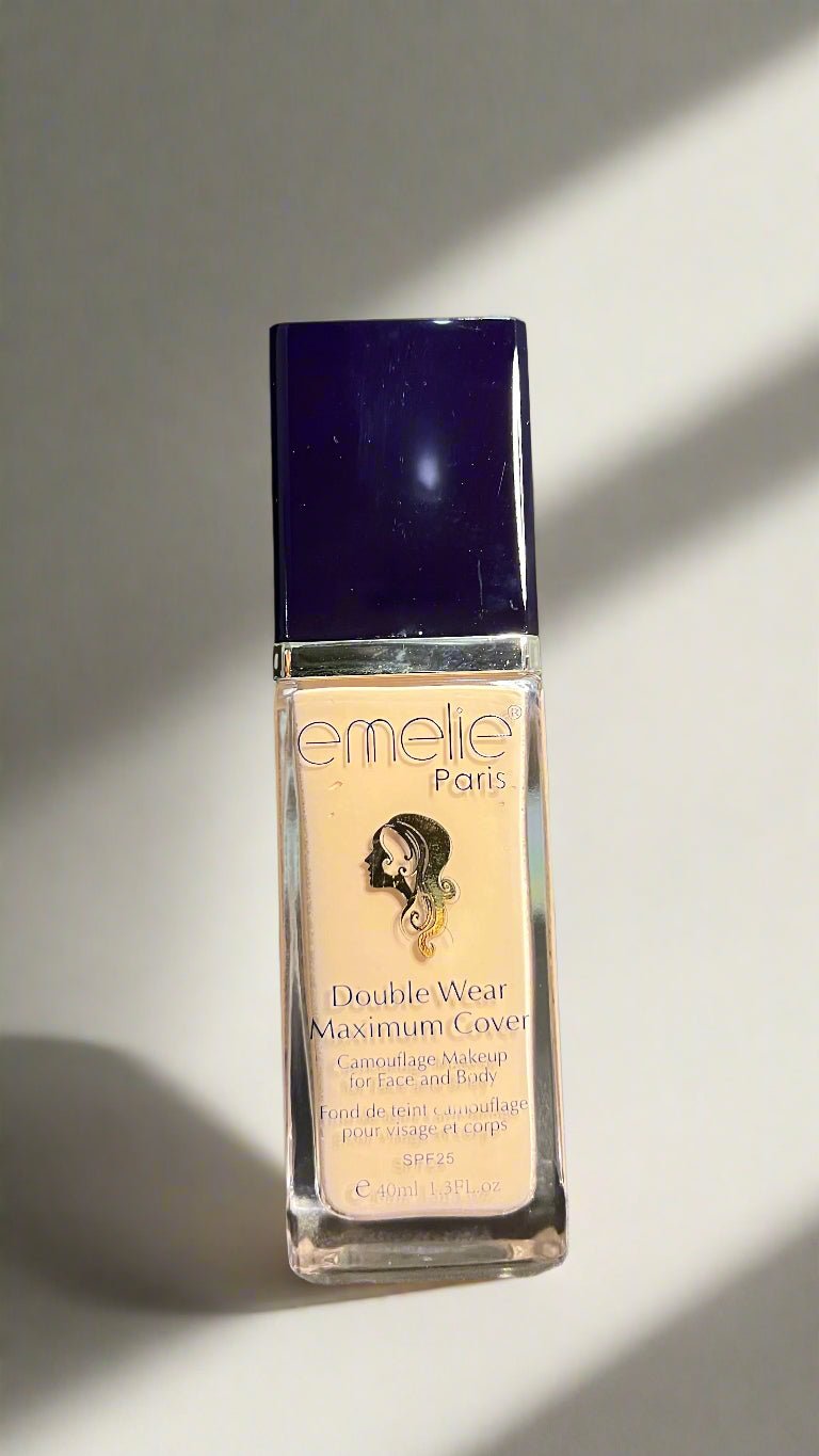 Emelie Double Wear Maximum Cover Foundation + Puff set - ROSEVEIL