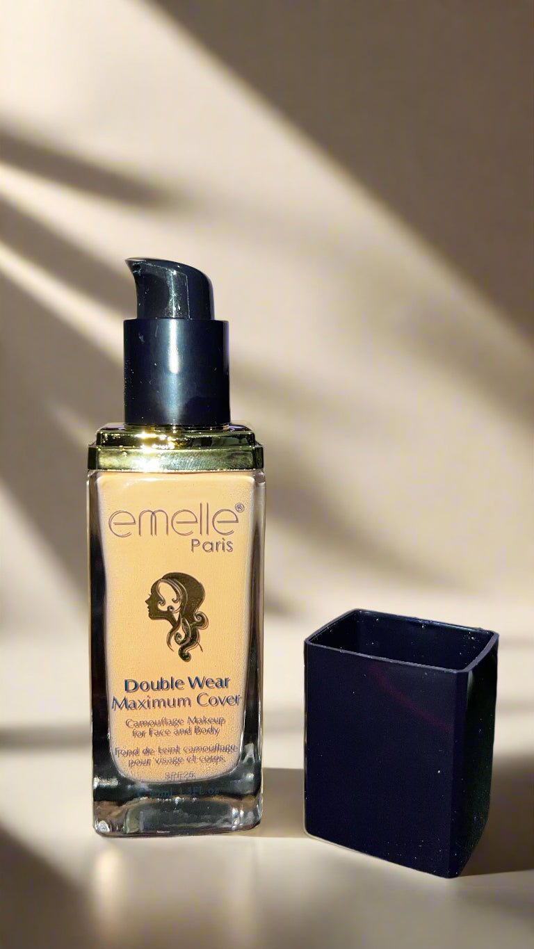 Emelle Double Wear Maximum Cover Foundation + Puff Set - ROSEVEIL