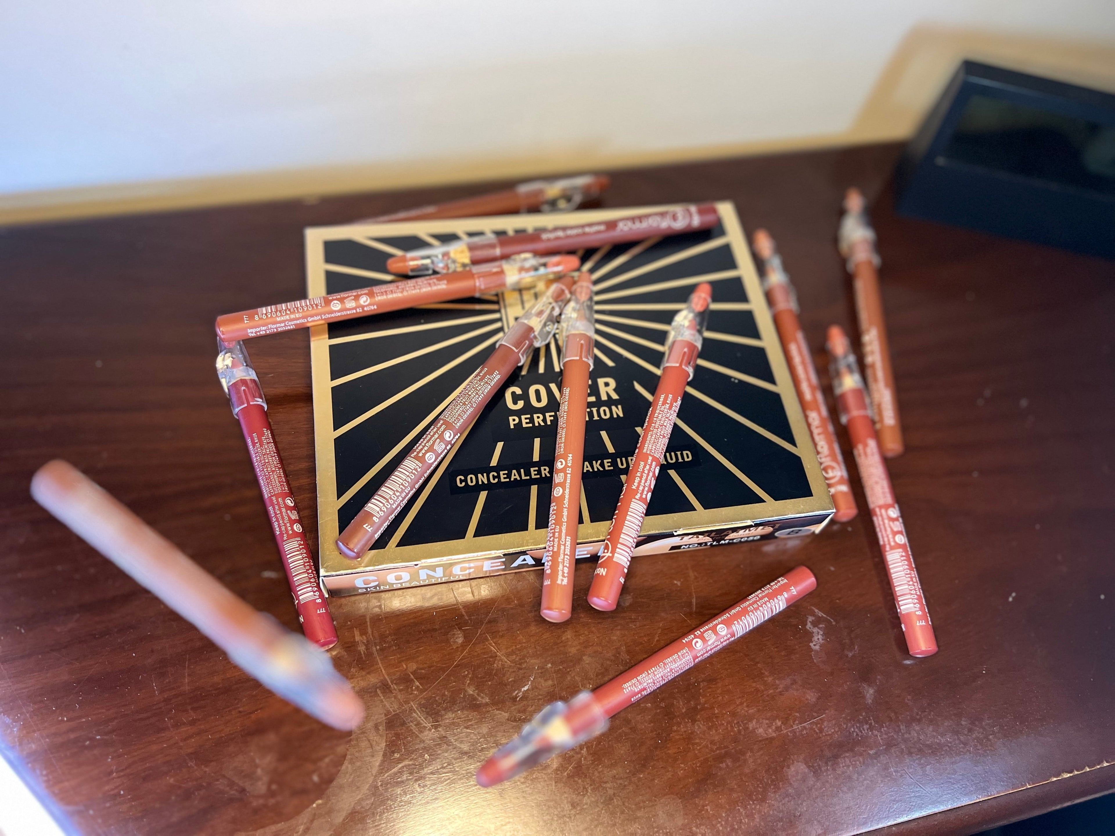 Flormar Lip Pencil 12‑Piece Set - ROSEVEIL