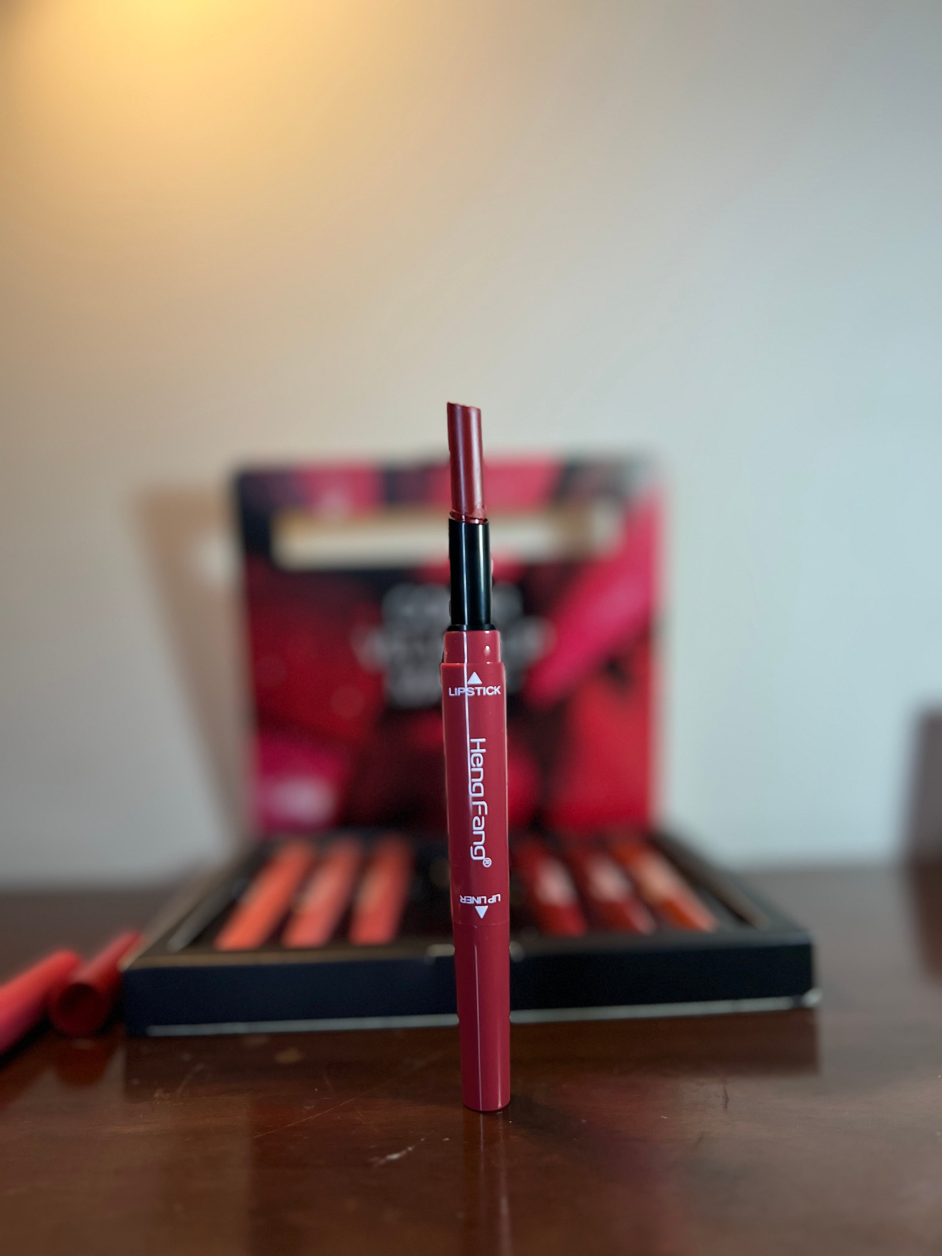 HengFeng 2‑in‑1 Lipstick Set – 8 Versatile Shades - ROSEVEIL