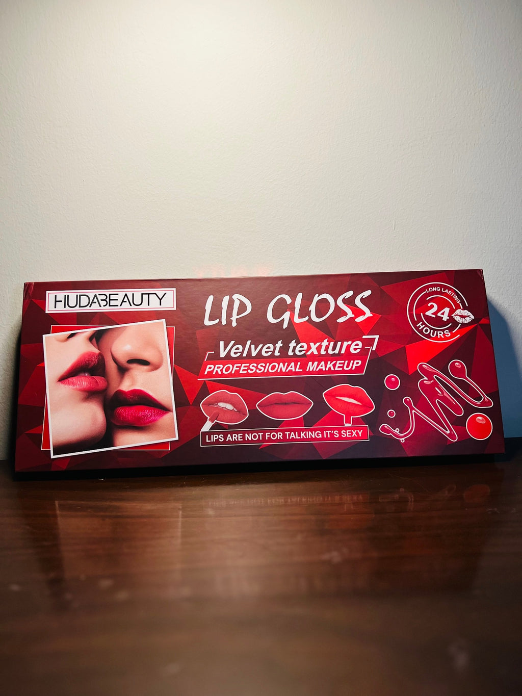 HudaBeauty 12-Piece Velvet Matte Lip Gloss Set – 12 Stunning Shades