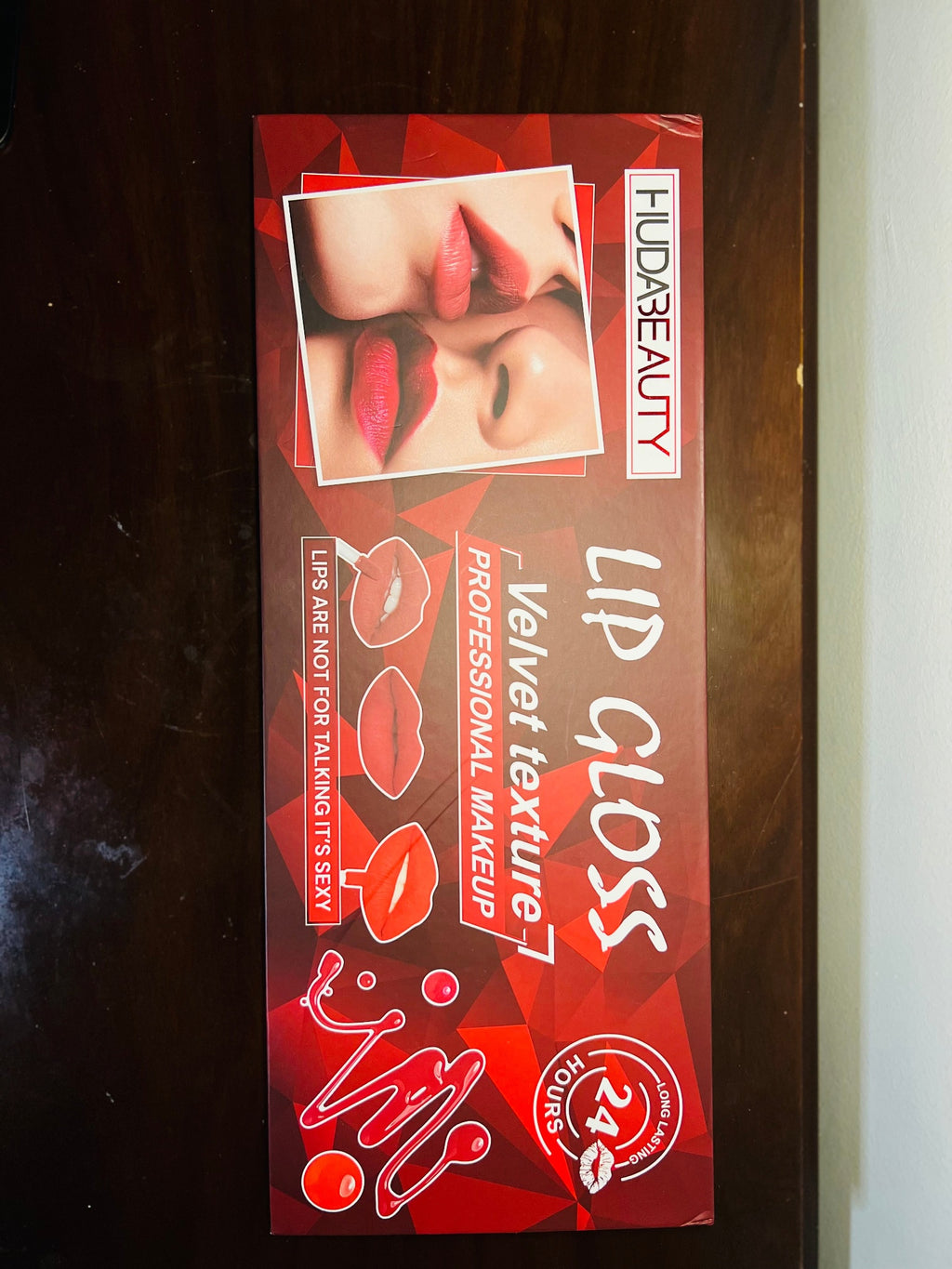 HudaBeauty 12-Piece Velvet Matte Lip Gloss Set – 12 Stunning Shades