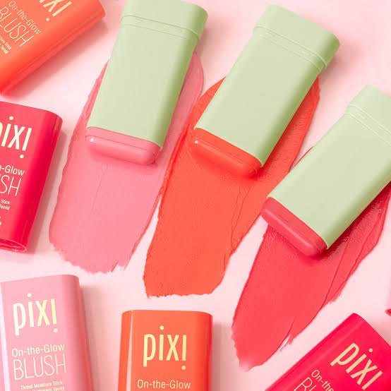 Pixi On-the-Glow Blush – Hydrating Multi-Use Tinted Balm Stick for Cheeks & Lips