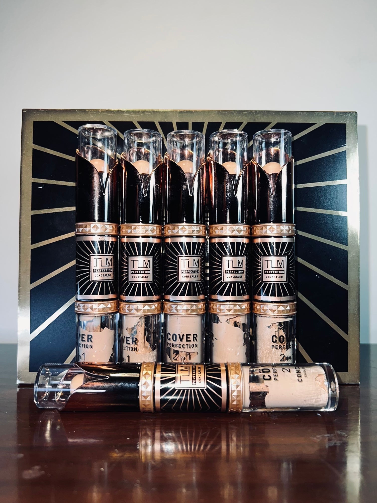 TLM 2‑in‑1 Dual‑Formula Concealer - 6 Pcs - ROSEVEIL